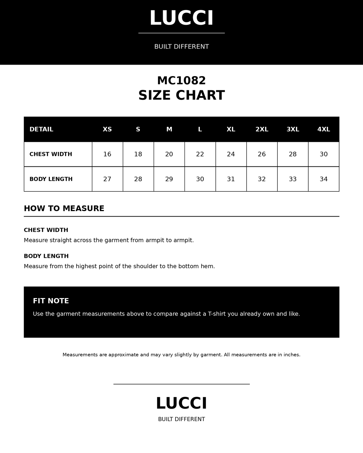 LUCCI Italian Identity Tee