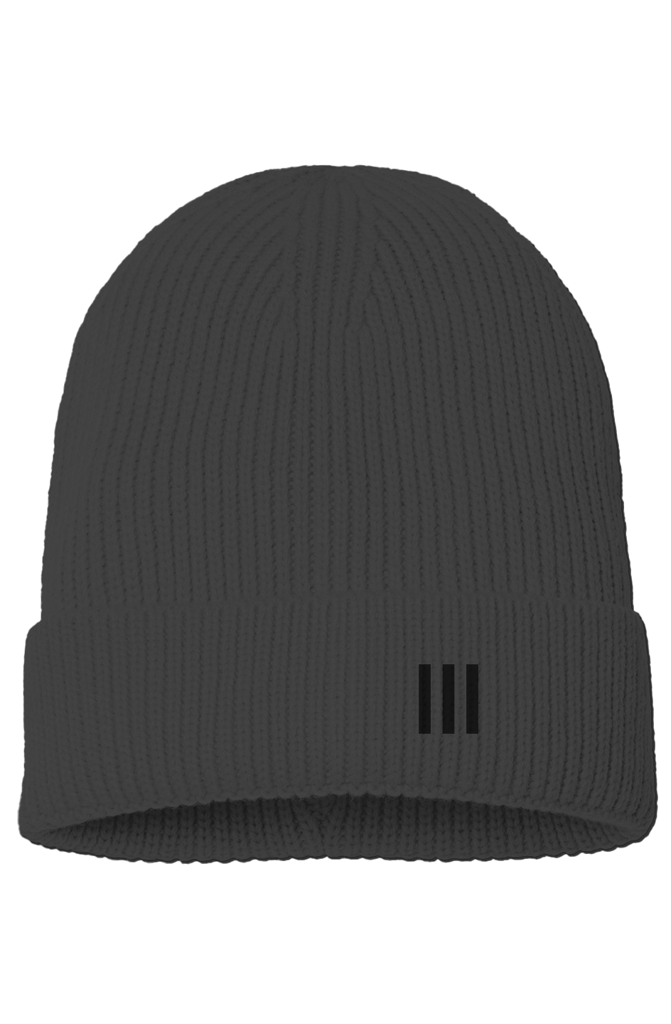 LUCCI Tri Bar Fine Rib Beanie