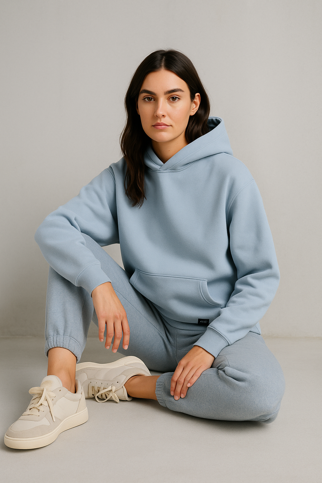 LUCCI Women's  Oversized Drop Shoulder Hoodie