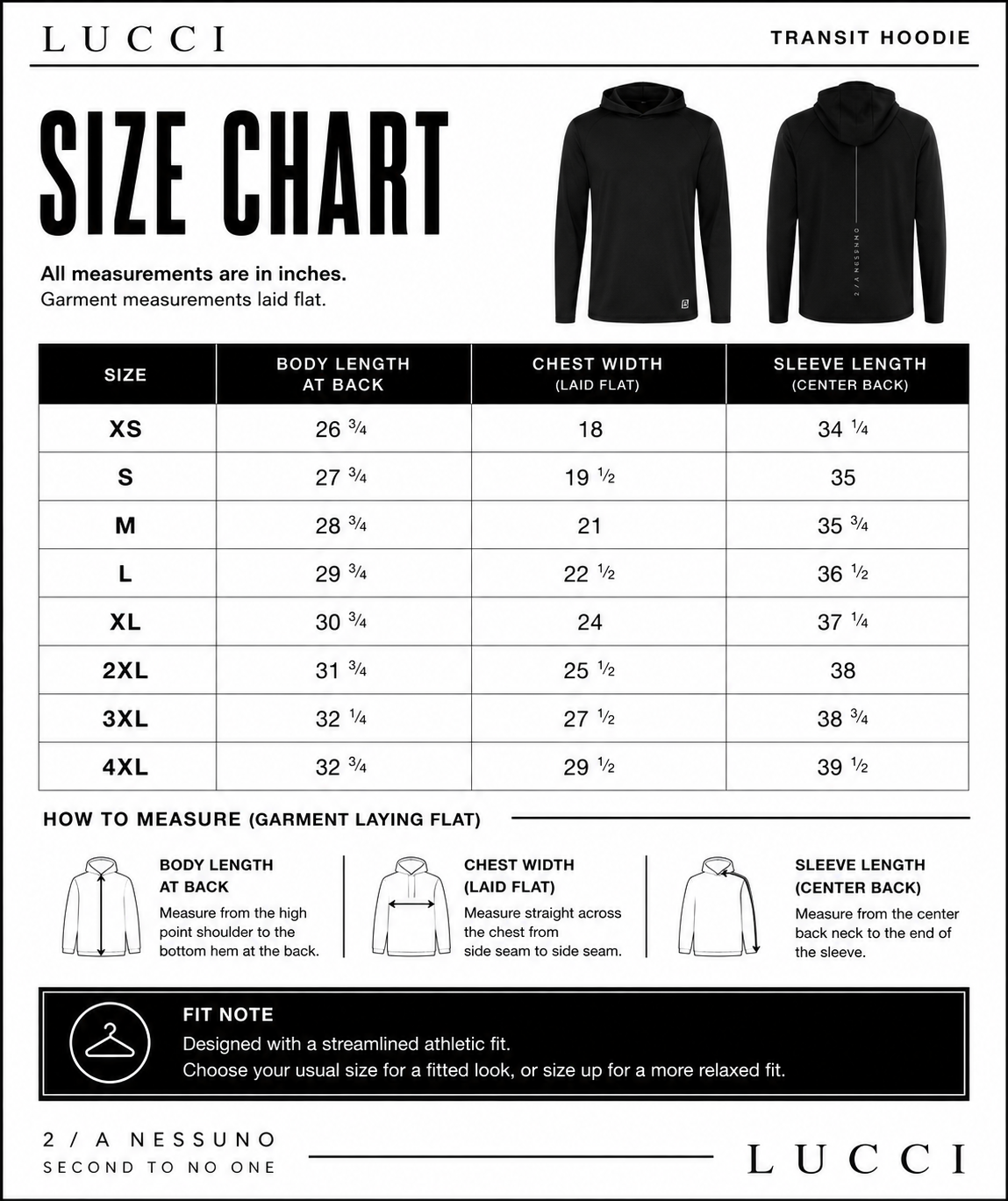 LUCCI Men's Transit Hoodie