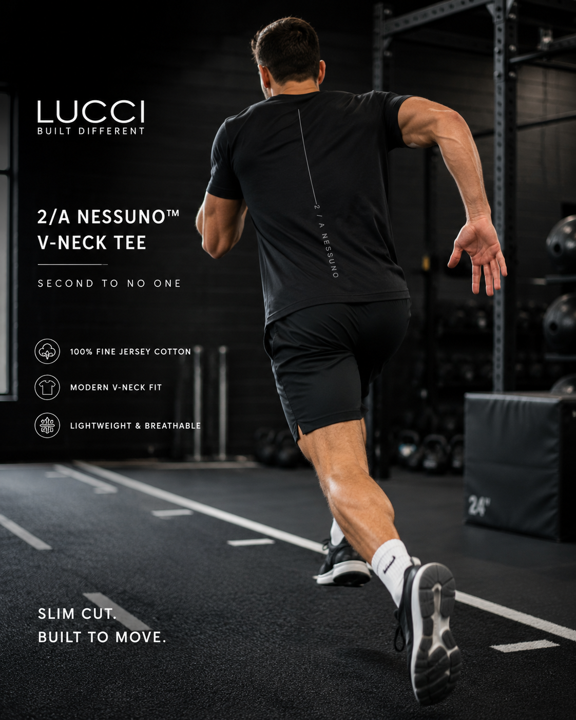 2 / A NESSUNO V Neck Tee