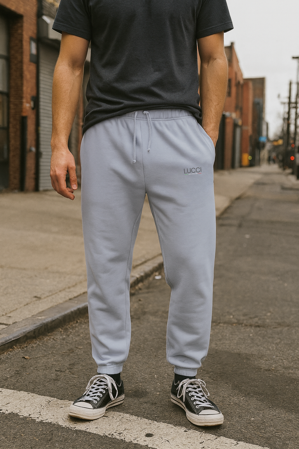 LUCCI Men’s Relaxed Track Pants